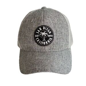 EUC+ San Diego California Patch Trucker Hat Adjustable Snapback Original Brand